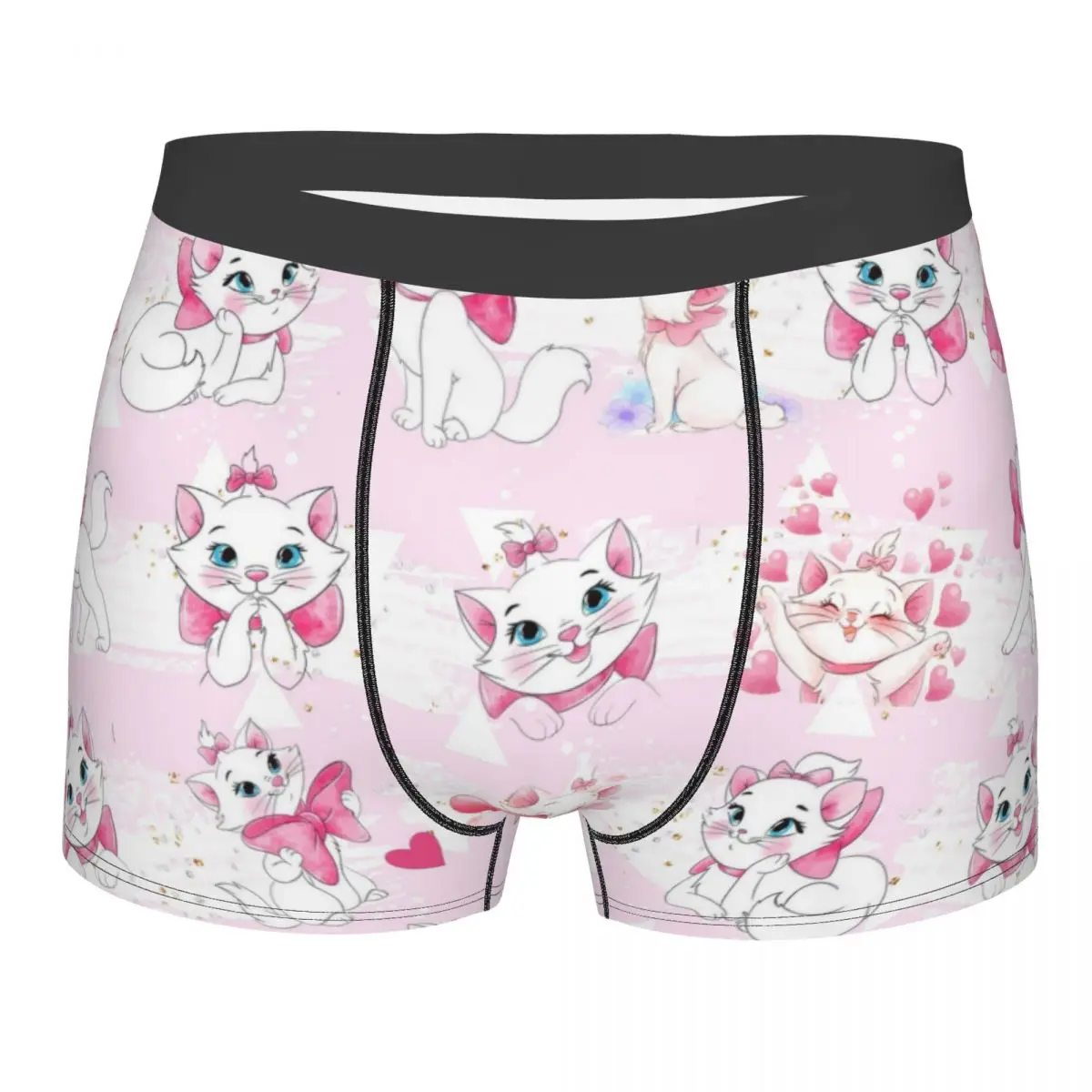 Marie Cat Men's Underwear Boxer Briefs Shorts Panties Humor Soft Underpants for Male