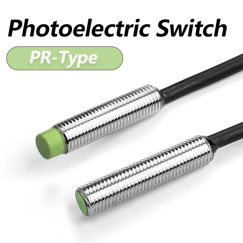 Proximity Switch Sensor PR08-2DN Inductive Metal Type NPN PNP M8 Cylindrical Oil Water Proof Anti-Dust DC12-24V 3 Wires PR08