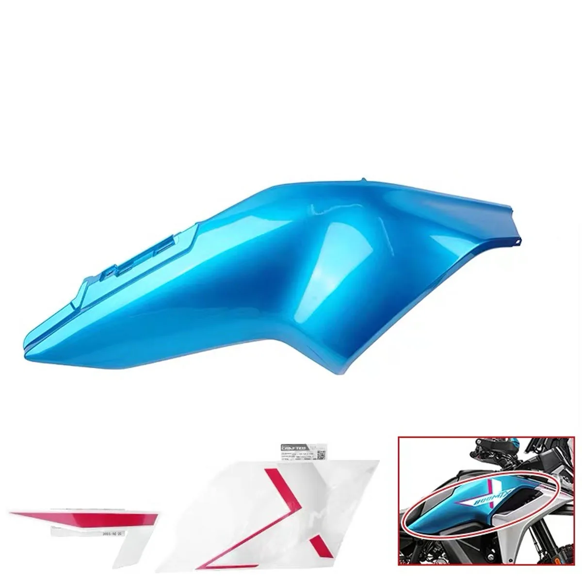 

Motorcycle original fuel tank guard plate left right protective covers Shell replacement Fit For CFMOTO 800MTX 800MT-X CF800-11