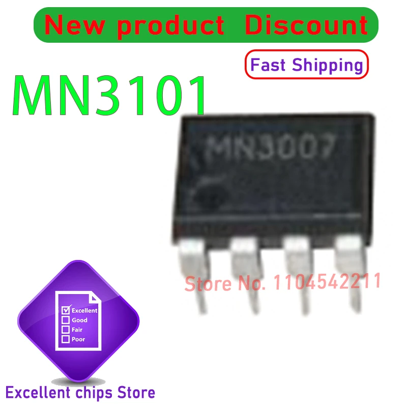 MN3101 DIP8 NEW Original  In Stock. 10~20pcs/lot
