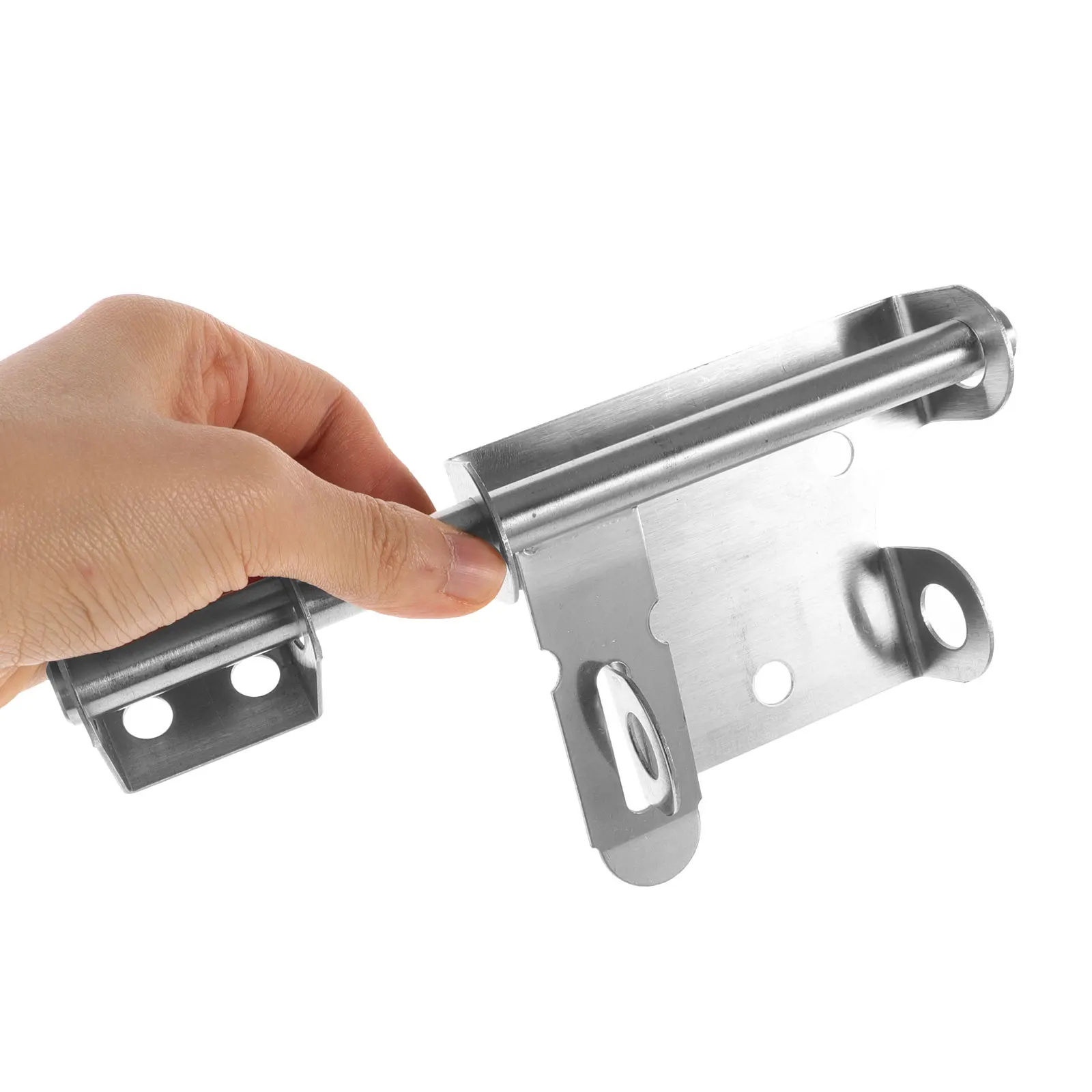 

Stainless Steel Door Latch Lock Bolt Slide Security Heavy Duty for Sliding Doors Bathrooms Bedrooms Kitchens Easy Install No