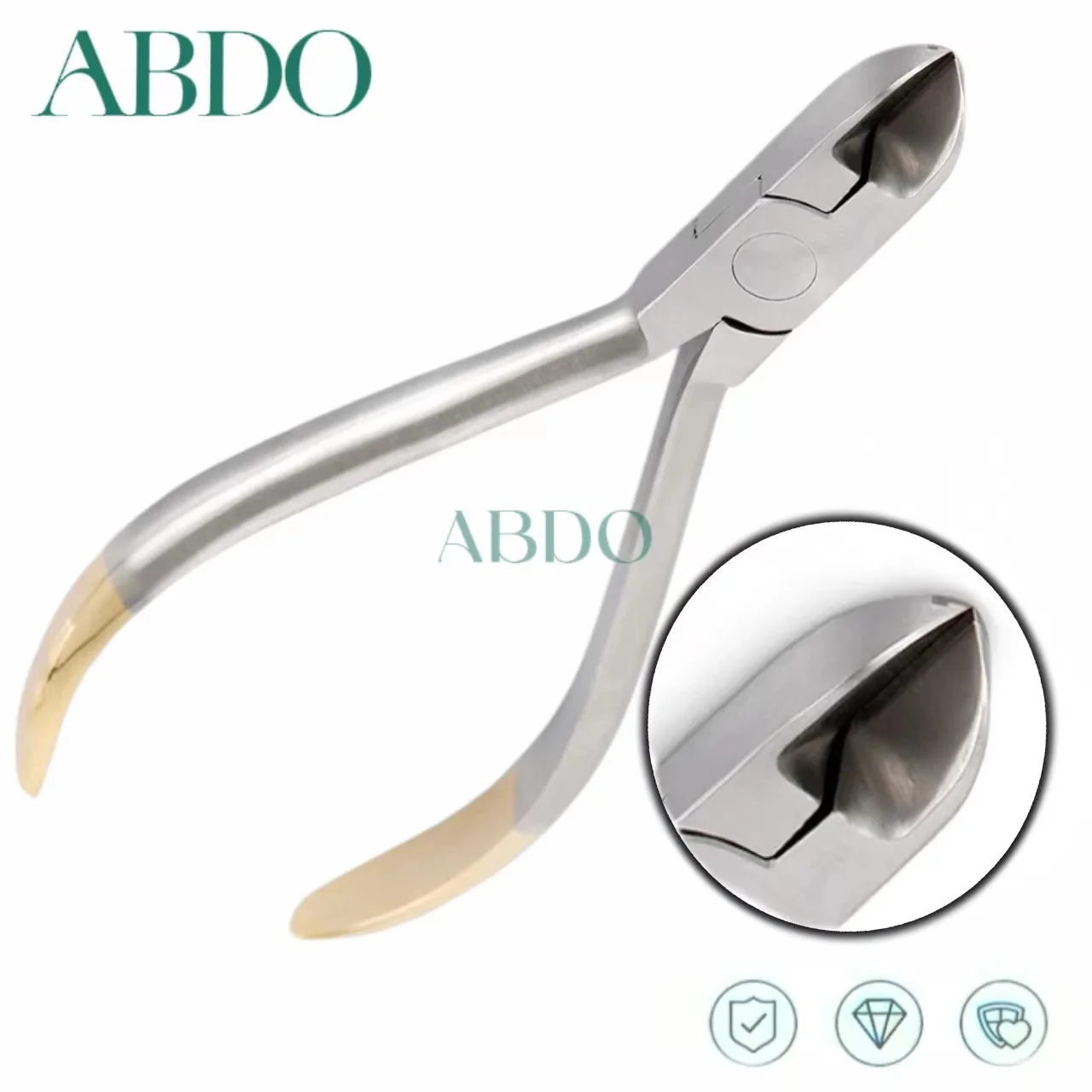 Dental Orthodontic Plier Distal End Cutter Ligature Cutter for Arch Wires Stainless Steel Dentists Instrument Tool