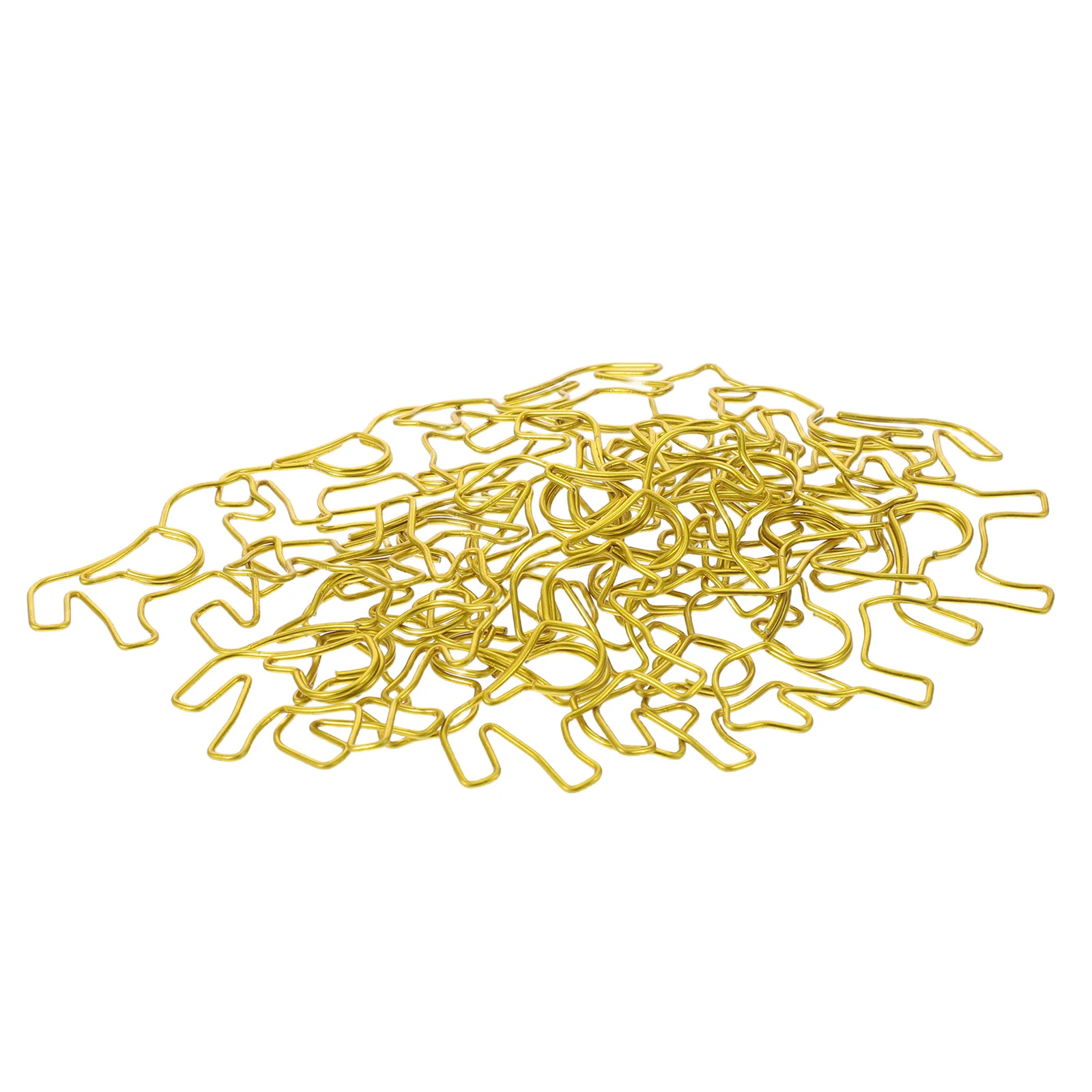 

30Pcs Horse Shaped Paper Clips Gold Metal Small Cute Paperclips for Office School Document Organization and Holiday Gift Novelty