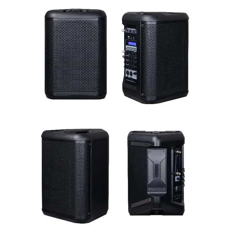8 Inch Wireless Bluetooth Karaoke Speaker Equipped Dual Microphone Portable Outdoor DJ Party Custom Home Stereo Audio Box