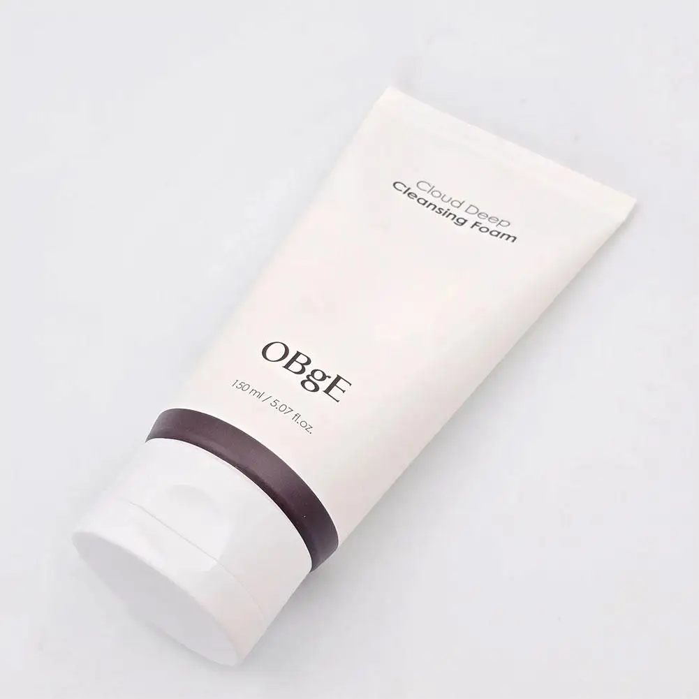 

OBgE Cloud Deep Cleansing Foam 150 мл Пушистая плотная пена Нежное глубокое очищающее средство для лица для всех типов кожи Ежедневный уход за кожей