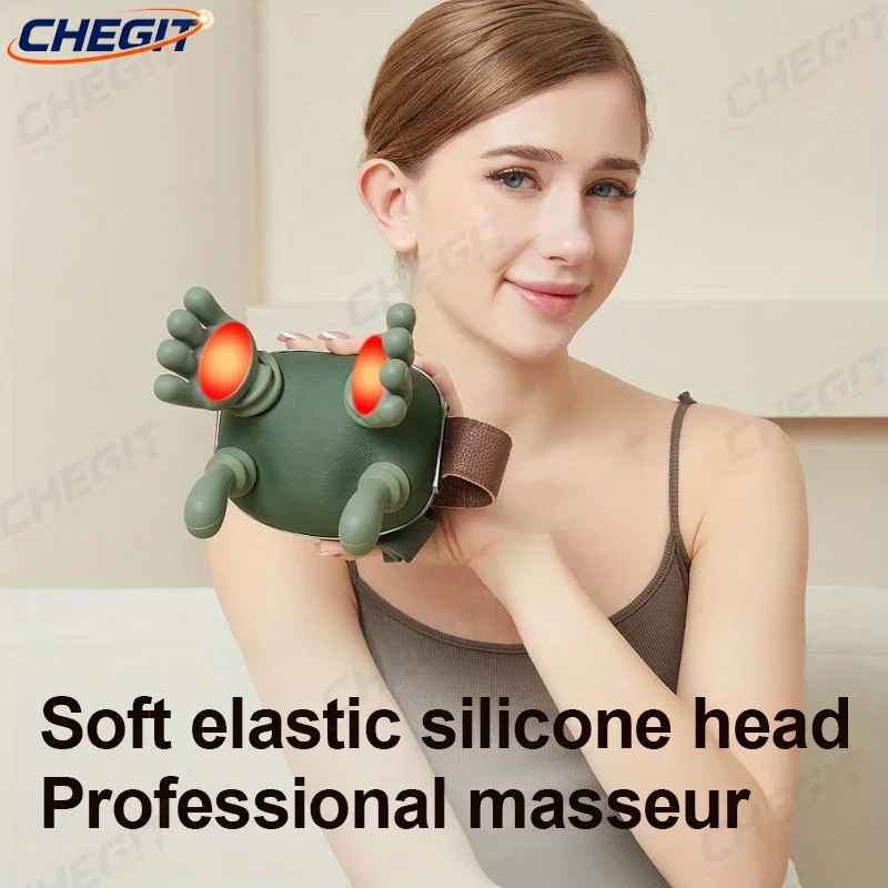 

Электрический массажер для шеи и плеч, шиацу, с функцией глубокого разминания и точечного воздействия, для расслабления мышц и снятия боли в спине и плечах.