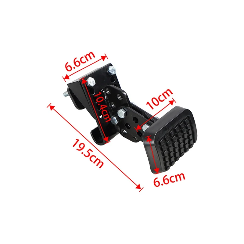 A11F-Gas And Brake Pedal Extenders For Short Drivers, Universal Adjustable Length And Angle Brake Accelerator Pedals Extender