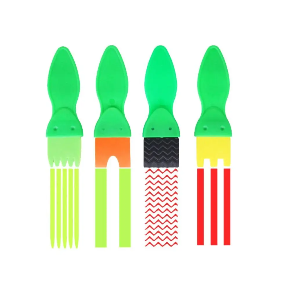 Sponge Brush Sponge Stamp Brush Kits Handmade Creation Mushroom Stick DIY Sponge Stamp Brush Flower EVA Roller Kindergarten