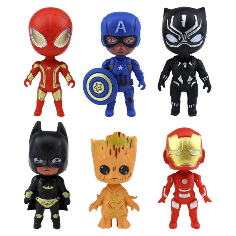 

The Avengers Handmade Iron Man Spider-Man Children's Toys Surprise Cute Toys. surprise box toys for girls blind bag mistery box