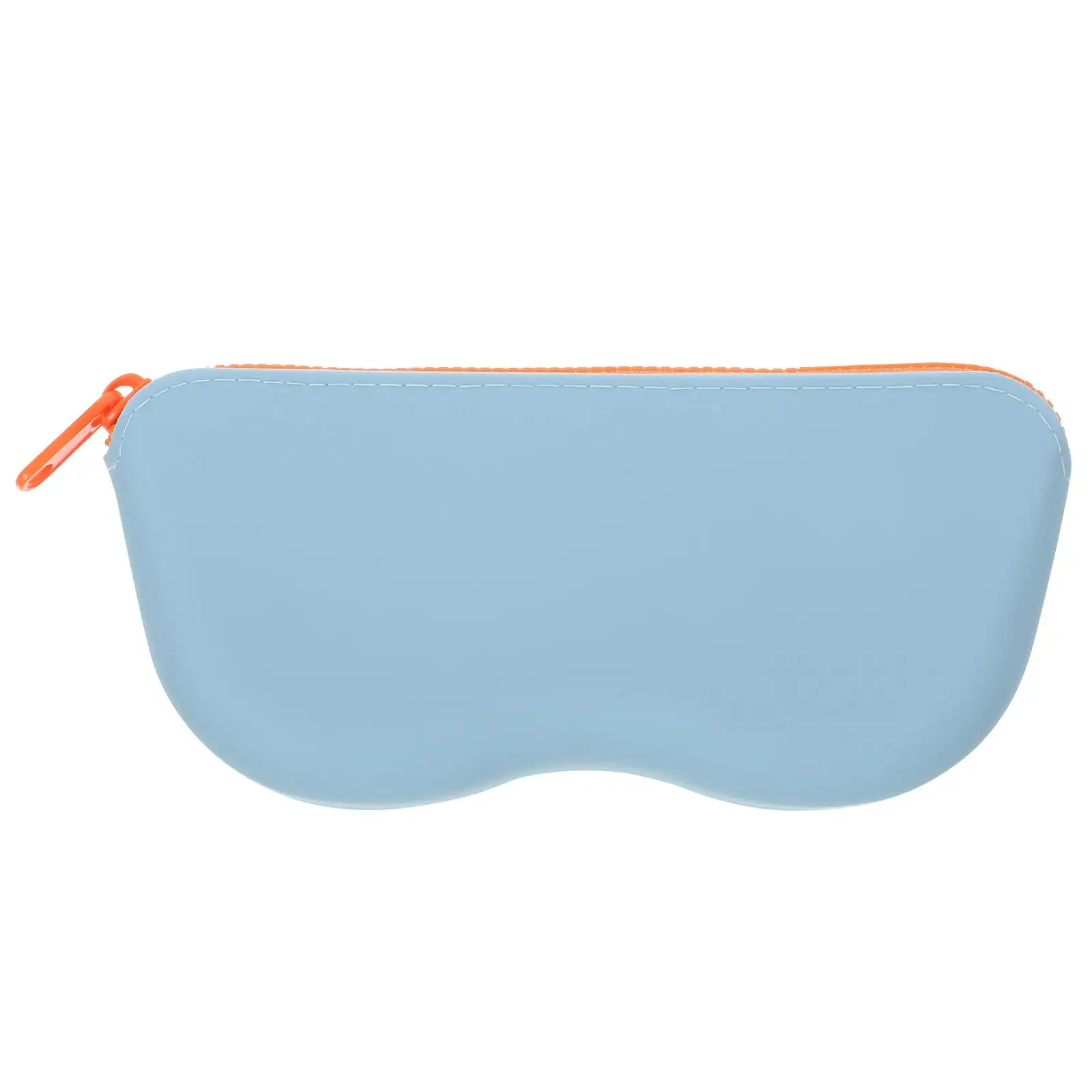 

Silicone Eyeglass Case Pink Waterproof Travel Sunglasses Case for Women Reading Glasses Bag Zipper Closure Durable Material