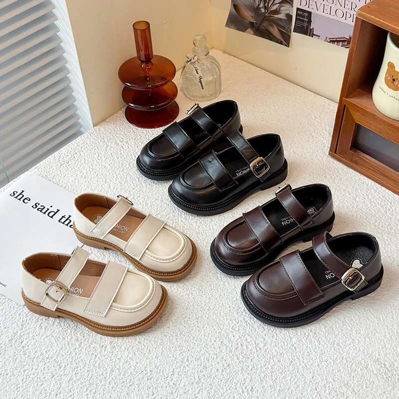 

2025 г., детская обувь высокого качества и хит продаж, универсальная детская обувь из мягкой кожи, модная, простая и элегантная обувь