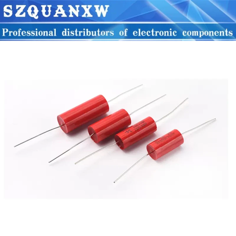 

5PCS Axial Wear Heart MKP Capacitor 1/1.5/1.8/2.2/2.7/3/3.3/4/4.7/5.6/6.8/8.2/10/12/15/20/22/33/40/47Uf /250V Promise Audio