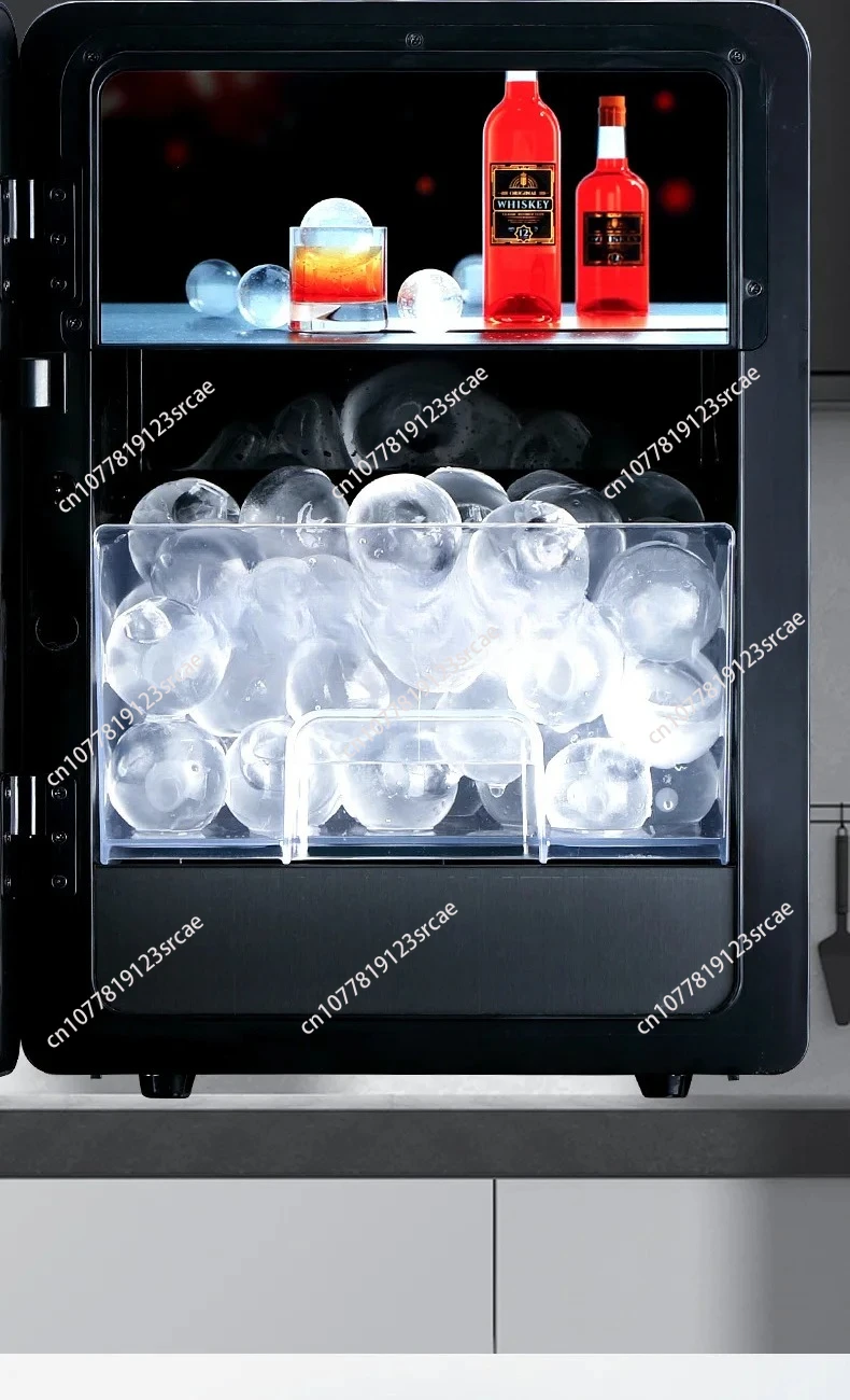 

Automatic Home & Commercial Small Ice Maker Machine Countertop Ice Machine with Ice Ball Round Maker Feature