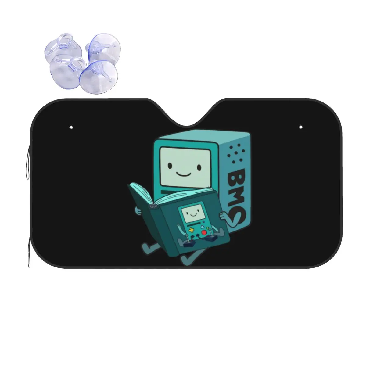 

Adventure Time Anime BMO Sunshade Windscreen Car Front Windshield Window Sun Visor Accessories Covers