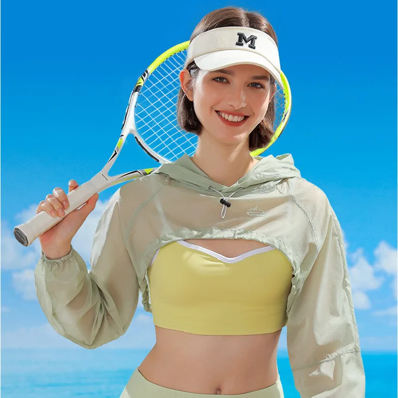 2023 New Women Summer Hooded UV Sun Protective Jacket Skin Coats Water Resistant Clothing Ultra-Light Sportswear Casual Jackets