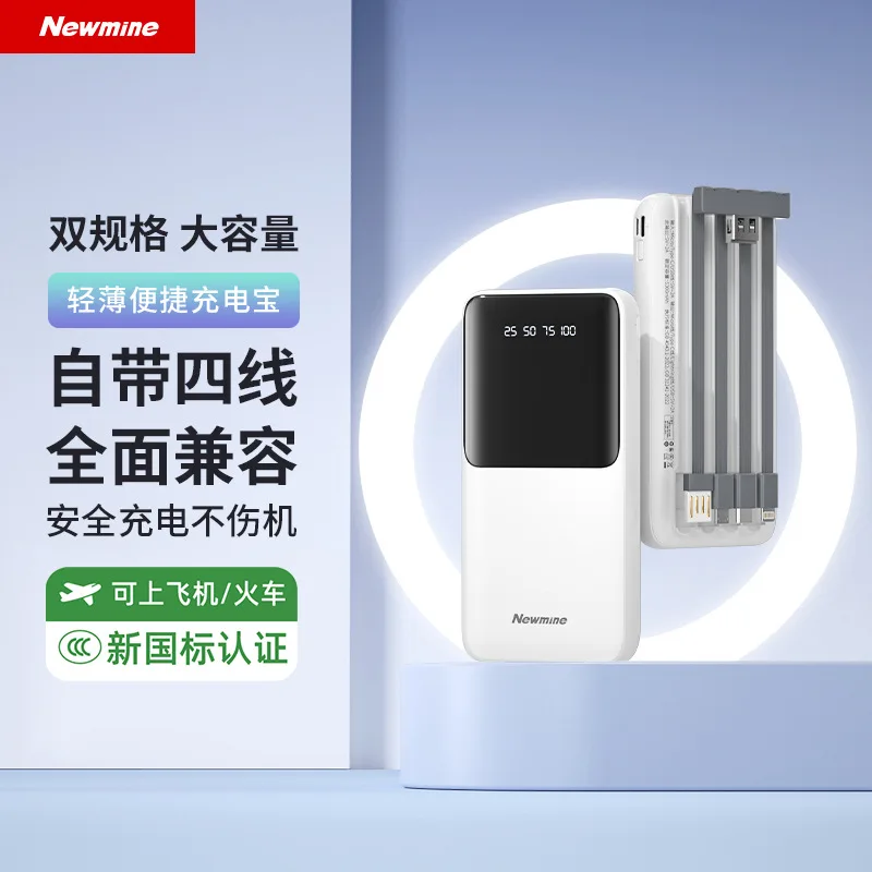 

PowerBank 20000mAh 10000mAh Spare battery Portable Charger Mobile External Battery Fast charging For Camping iPhone Samsung