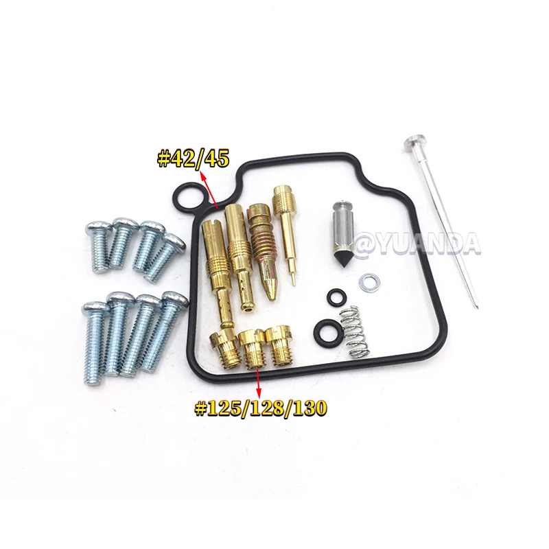 Motorrad-Vergaser-Reparaturset für Honda Shadow VT600 VT600C VT600CD 1998-2007, Vergaser-Schwimmer, Kolben, Membran – Detail 2