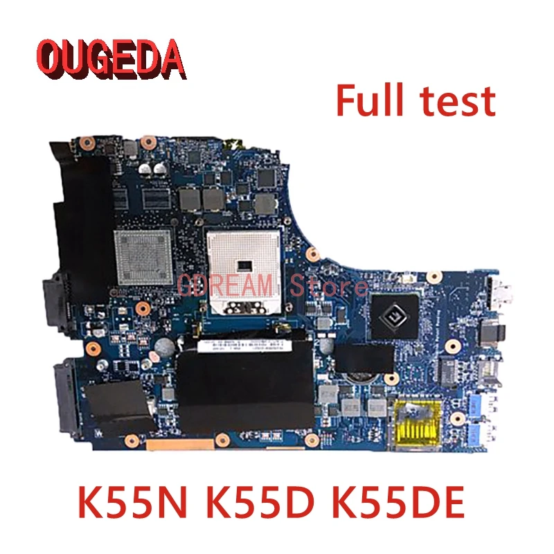 OUGEDA 69N0M9M10D05 K55DE MAIN BOARD REV 2.0 For ASUS K55N K55D K55DE Laptop Motherboard Socket fs1 DDR3 full tested