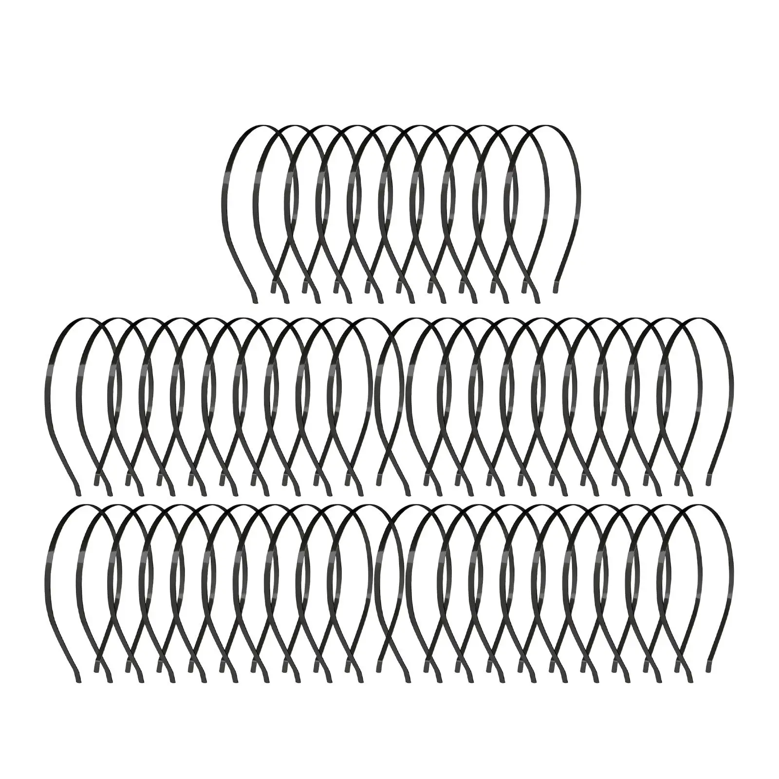 Plain Metal Headbands Wire Frame Craft DIY Tiara Crown Headpiece Beaded Hair Decorations for Girls Kids