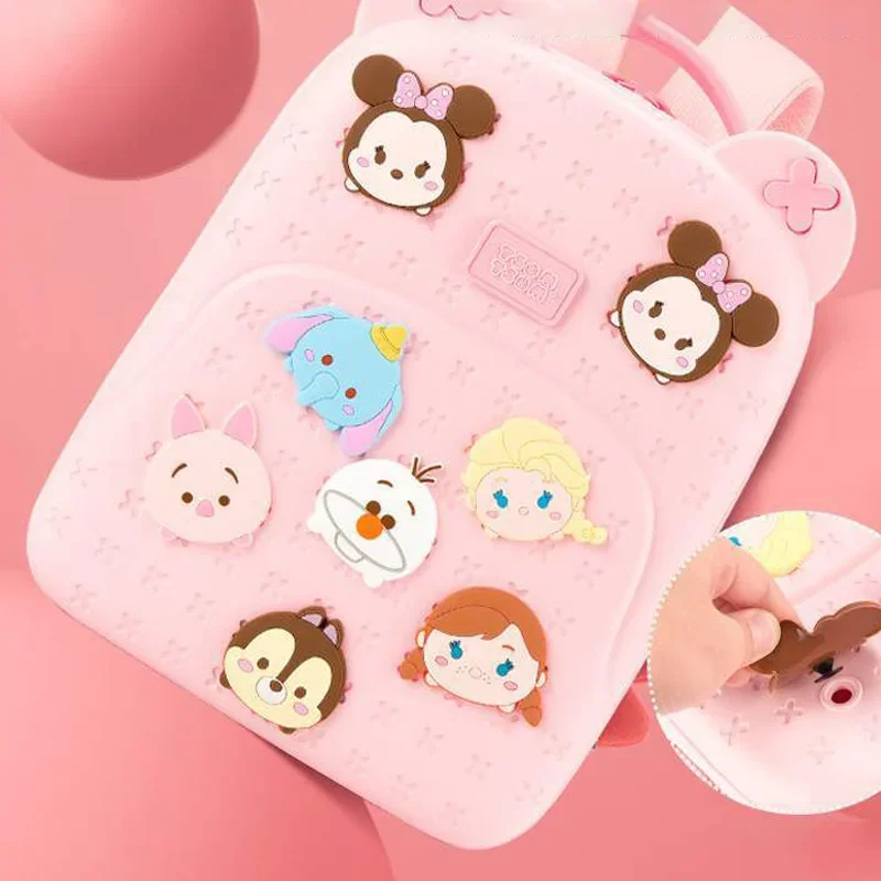 Disney-Mini mochila Kawaii de ocio para niña adolescente, de gran capacidad mochila escolar con dibujos animados, bonita