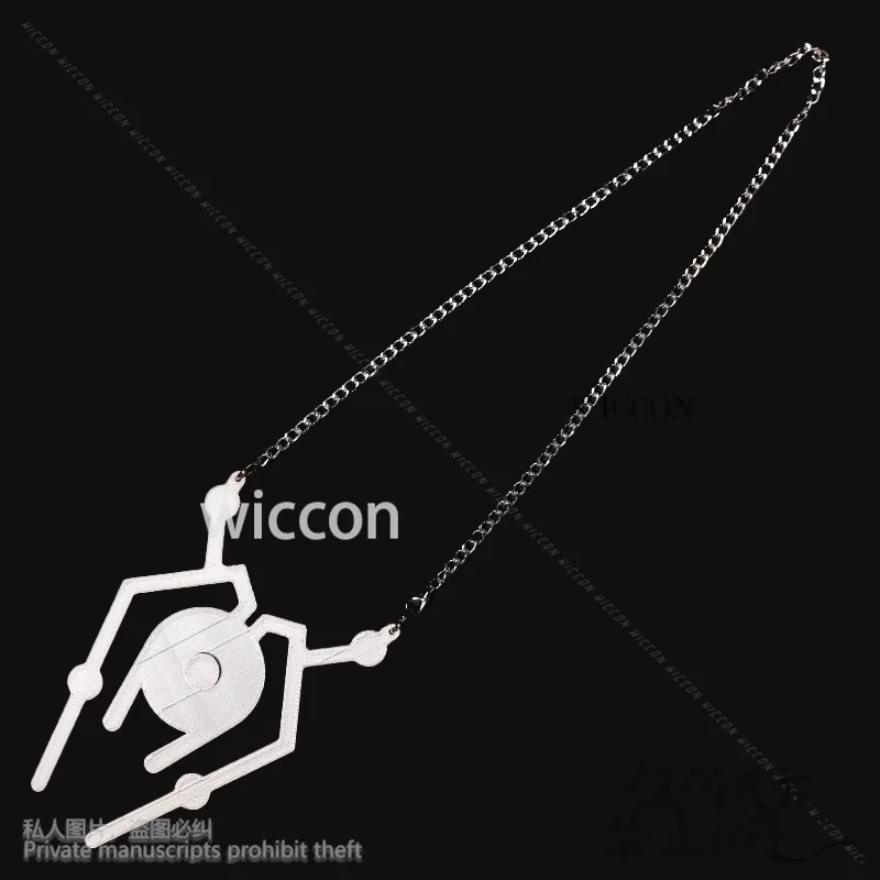 أنيمي الغريبة المرحلة تأثيري حتى الأداء ثلاثية الأبعاد حمض البوليلاكتيك قلادة مستديرة 7 وميض ذهب هالوين هدايا عيد الميلاد مخصصة