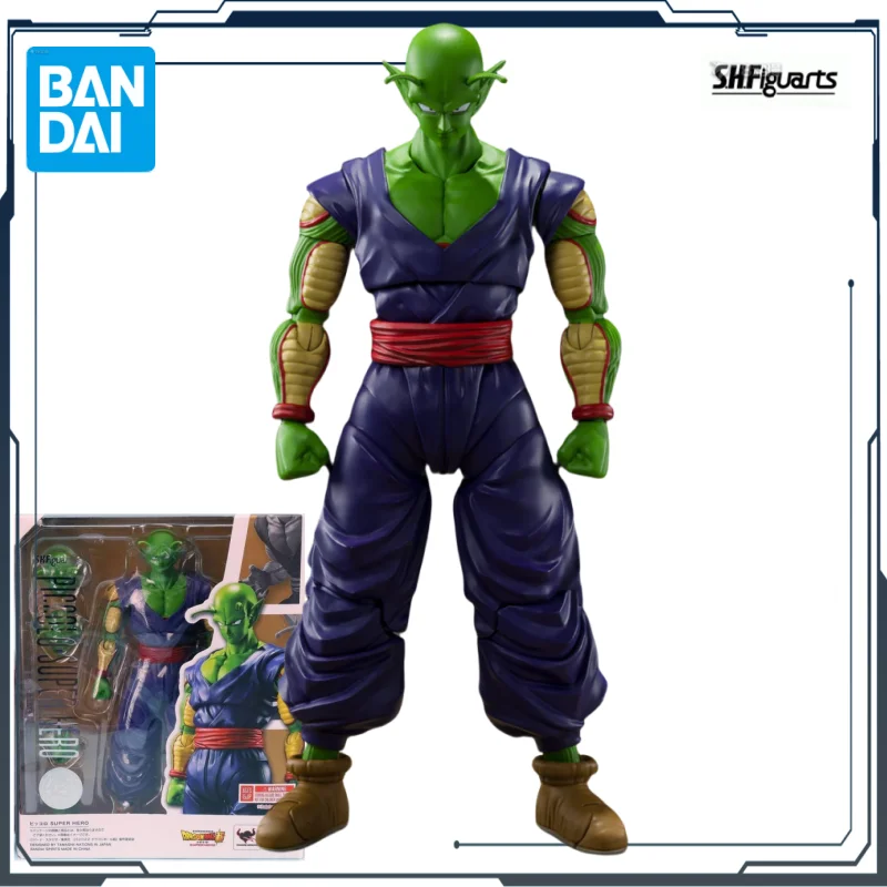 Bandai SHF Dragon Ball serie flauta corta y sol Wukong SUPER HERO Anime muñeca de acción juguete hecho a mano colección modelo joyería