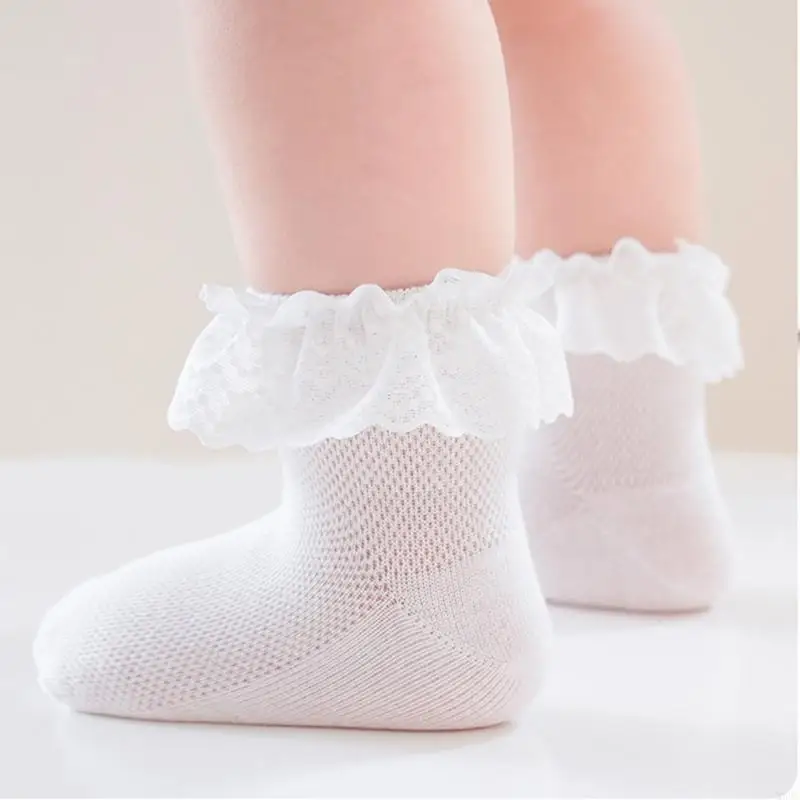 M89C رضع الدانتيل الجوارب الجوارب القطن الجوارب مريحة الأزياء الجوارب الصبي والبنات #6