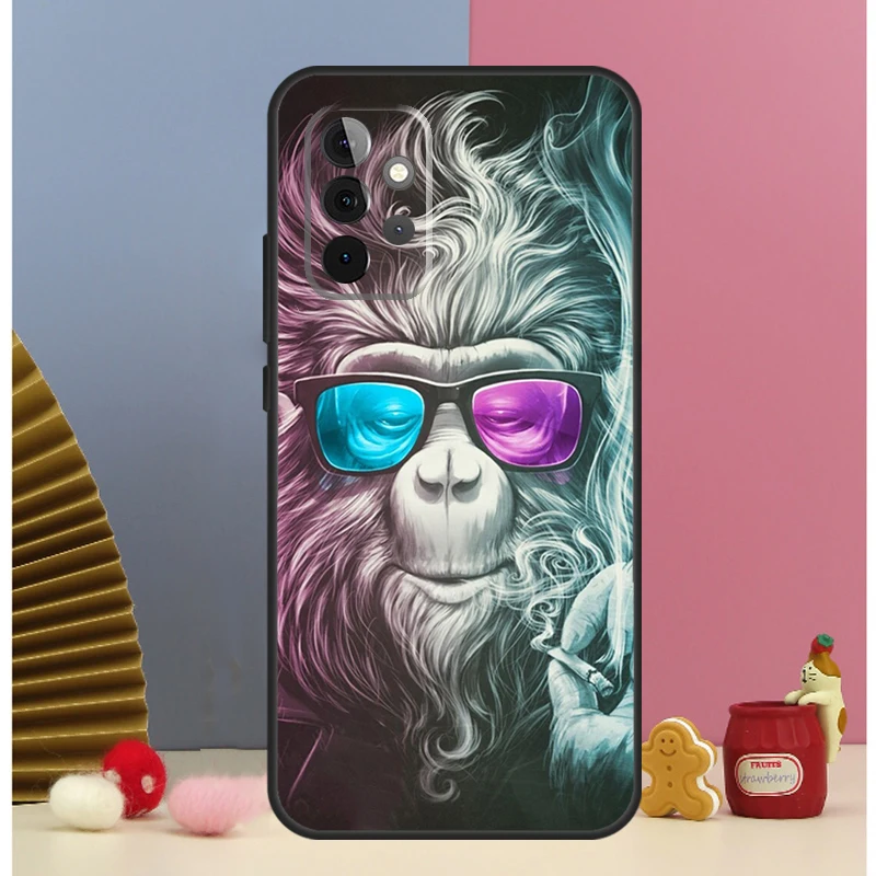 Amazing Monkey Chimpanzee Case For Samsung Galaxy A52 A72 A13 A33 A53 A14 A24 A34 A54 A15 A25 A51 A71 A12 A32 Cover