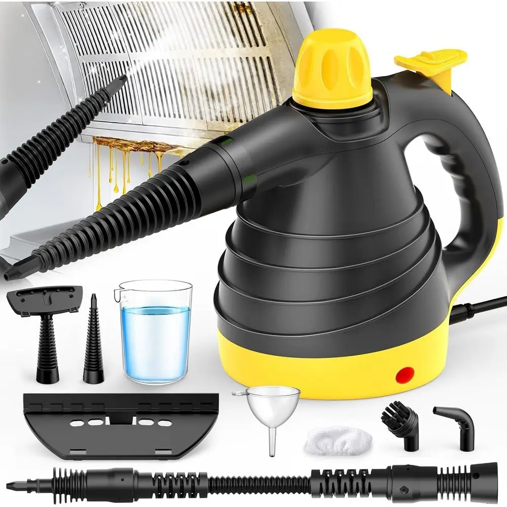 

High-Temp Multi-Surface Steam Cleaner for Home, Bath, Window, Car, Upholstery, Couch, Grout