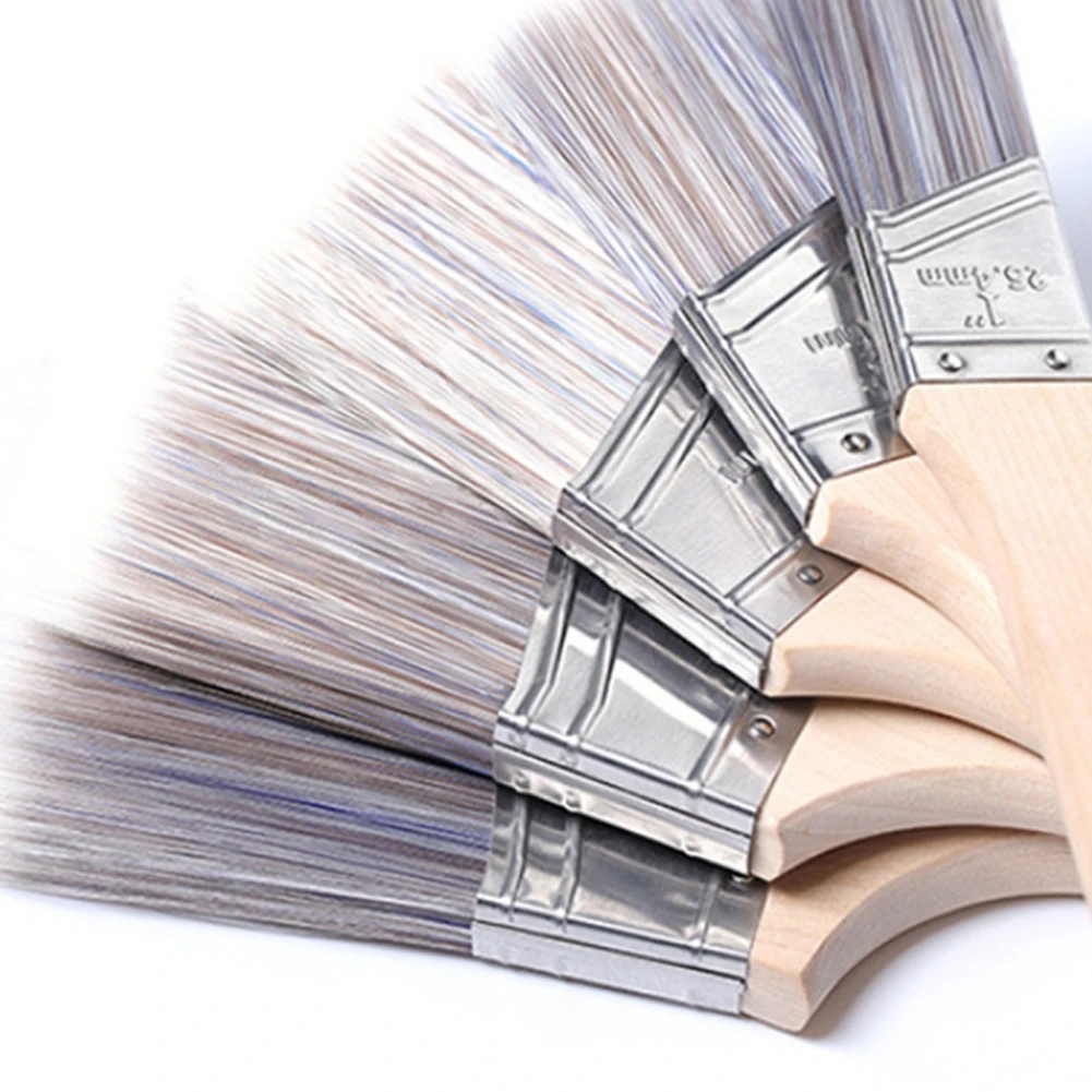 Pennello per puntare la vernice Pennelli per pittura con setole fini dipinte uniformi Manico in legno Pennello per pittura da parete Forniture per la casa Applicazione di vernice