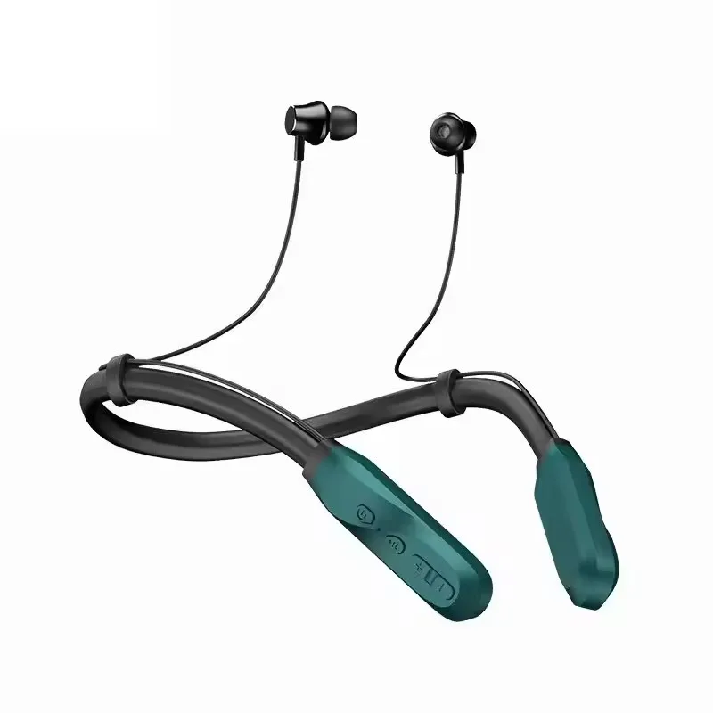 

Wireless Bluetooth Neck Hanging Headphones 9D Stereo Sound Effect In Ear Noise Cancelling Headphones With Long Battery Life