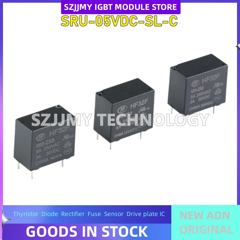 32F-005-ZS3 32F-012-ZS3 32F-024-ZS3 brand new relay in stock 1 set conversion 3A 5-pin