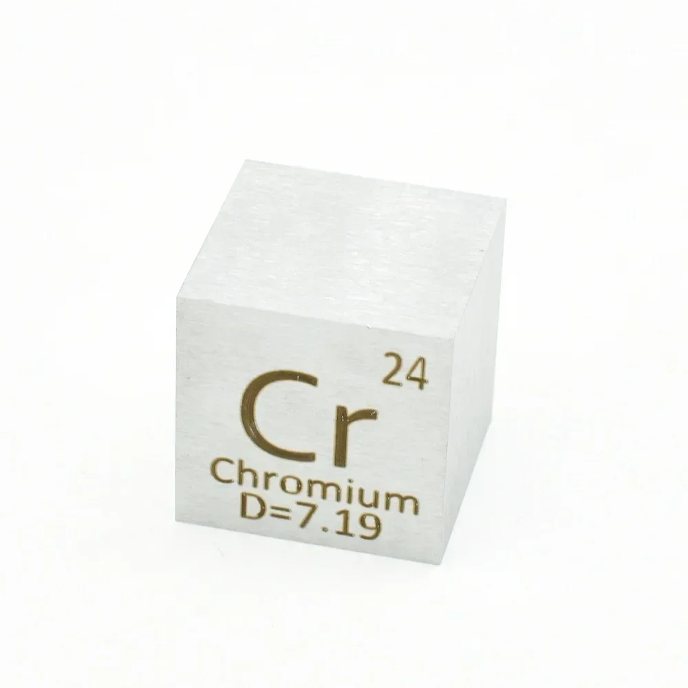 

Chromium Cr Inch Cube 25.4x25.4x25.4 mm High Purity Element Density Chrome Exquisite Metal Collection for Science and Gifts