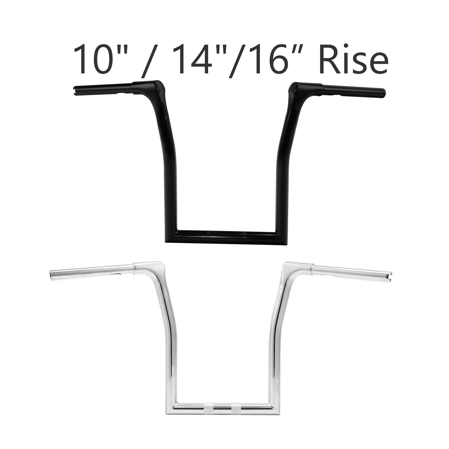 

10" 14" 16" Rise Ape Hanger Bar 1.25" Handlebar Fit For Harley Fat Boy Sport Glide Breakout Touring Road King FLHR FLSB FLFB