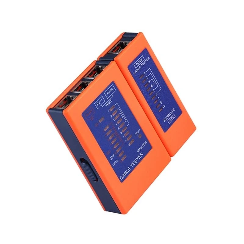 652F Compactly Gigabit Networking Cable Tester for Home and Office Use with Clear LED Display Cable Continuitys Tester