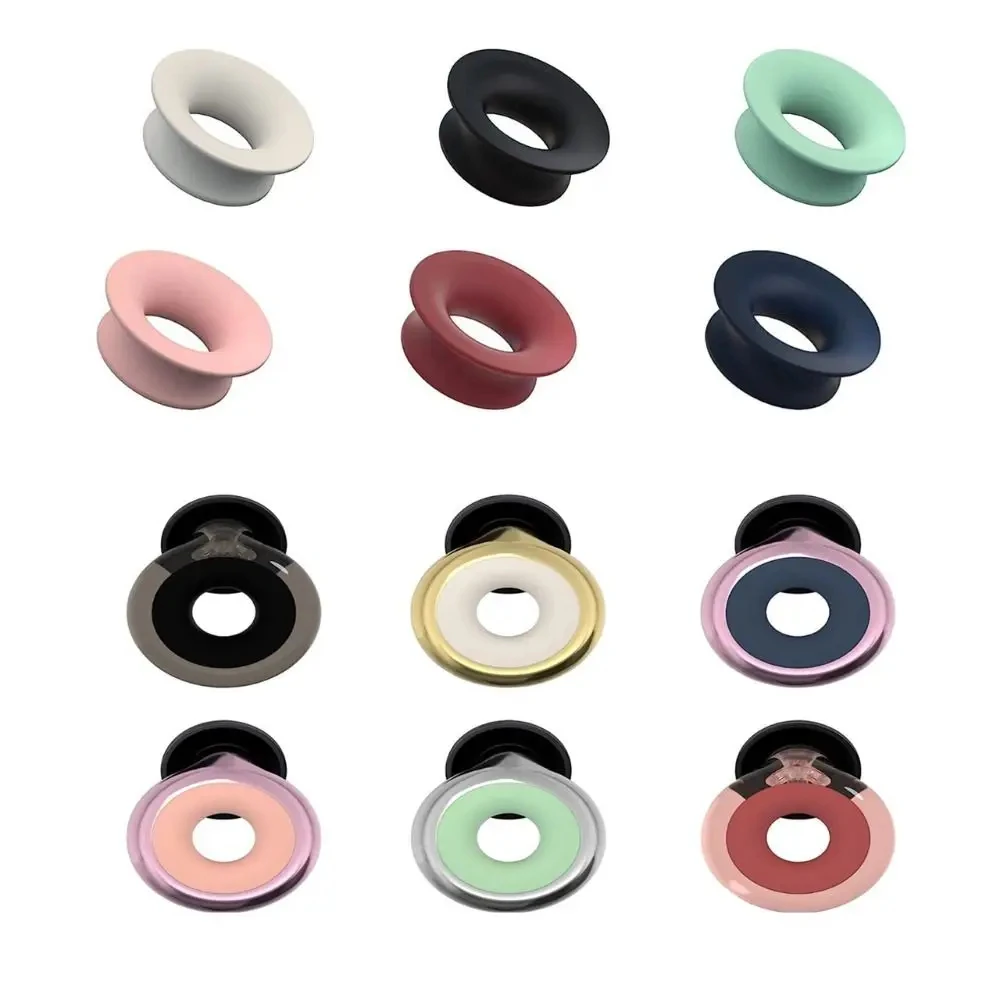 12Pcs Silicone Ring Earplugs Noise Reduction 5 dB Noise Ring Earplugs Mute Earplugs Adjustable Earphone Mute Accessories