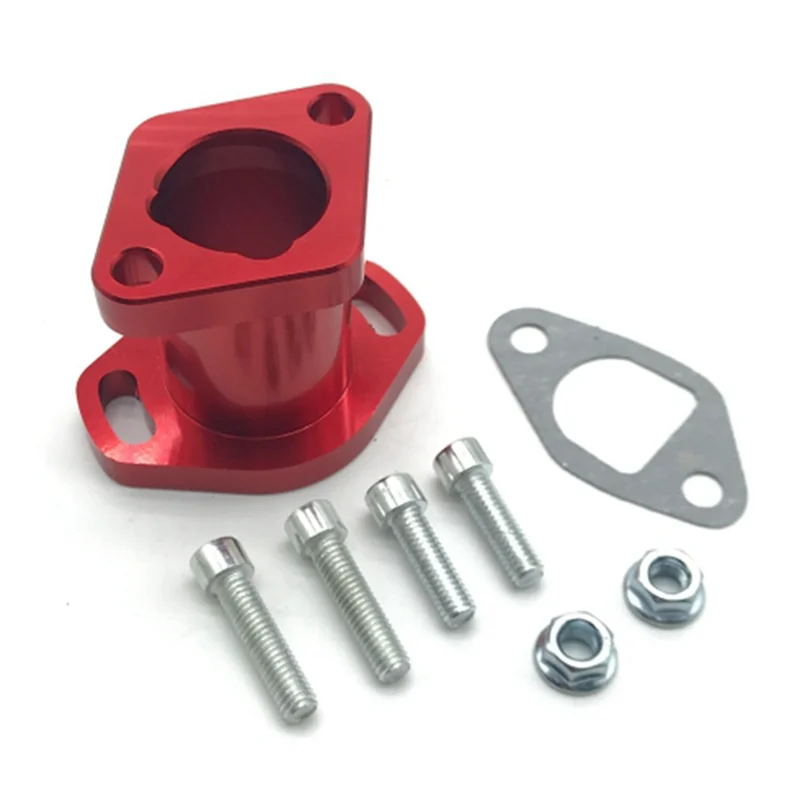 Exclusive Motorcycle Carburetor Intake Adaptor Modification Interface Pipe For GX200 6.5Hp CT200U KT196CC Kart Intake VM22