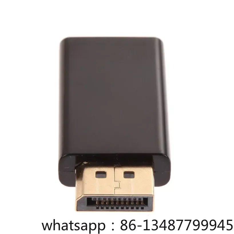 محول مطلي بالنيكل الذهبي للفيديو ، محول فائق الدقة 4K ، منفذ عرض قياسي ، ذكور DP إلى HDMI أنثى ،