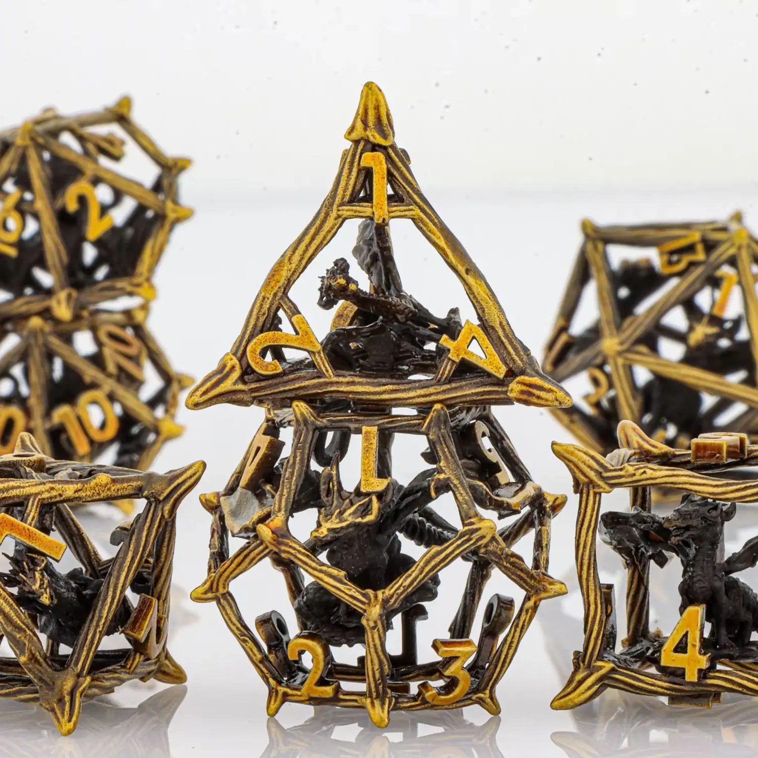 

Набор металлических кубиков Dragon D&D для подземелий и драконов, набор многогранных кубиков, полые d и d кубики, набор металлических кубиков, подарки