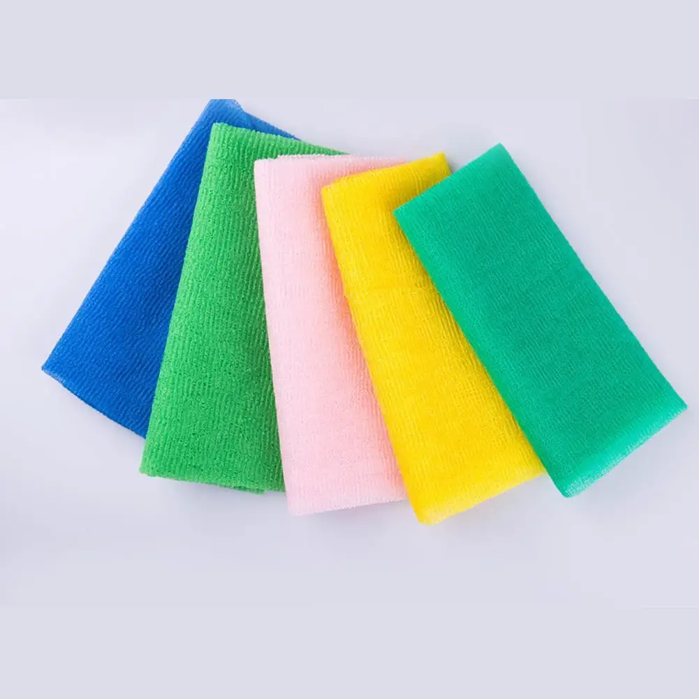 عشوائي التقشير حمام دش منشفة النايلون الجسم تنظيف غسل تنظيف منشفة أجهزة غسل اليابانية الجلد تلميع منشفة 1 قطعة #4