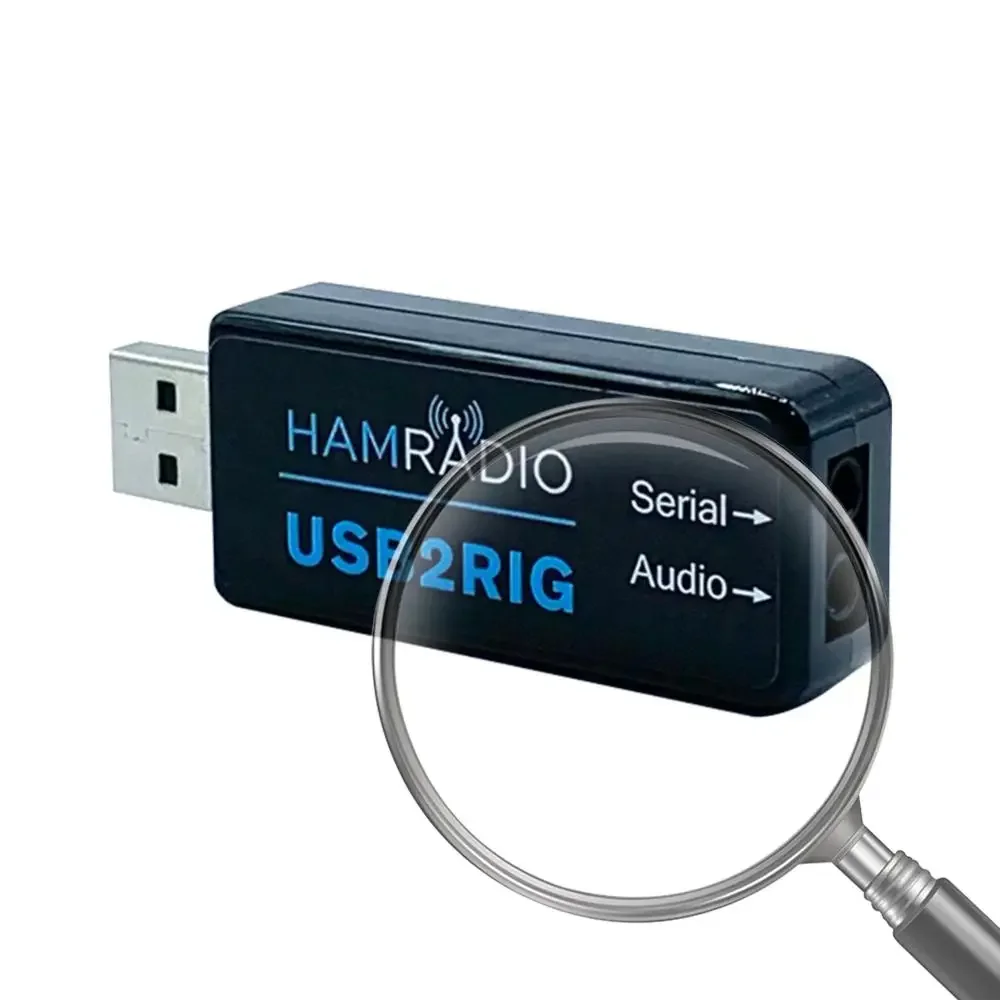 USB2RIG راديو محول الصوت دعم PTT مع التحكم VOX USB كارت الصوت موصل محول TTL/232 مستوى ل كينوود YAESU ICOM #6