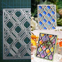 rectangle frame background Metal Cutting Dies Stencil DIY Scrapbooking Embossing Paper Cards Album Decorative Craft Cut Template