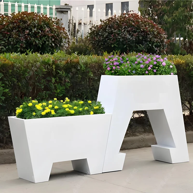 High-quality Galvanized Steel Planting Boxes Are Suitable For Growing Vegetables Flowers And Outdoor Plants Herramientas