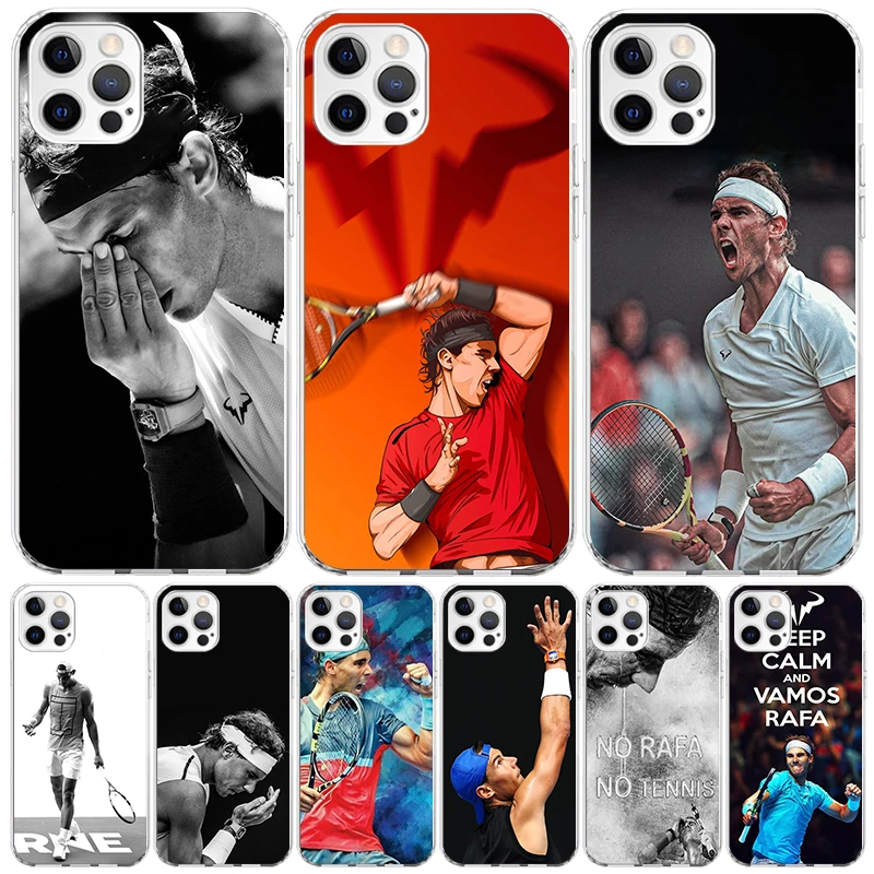 Rafael Nadal Tennis Phone Case For Apple Iphone 11 12 13 Mini 14 15 16 Pro Max 7 Plus X XS XR SE Art Customized Coque Capa