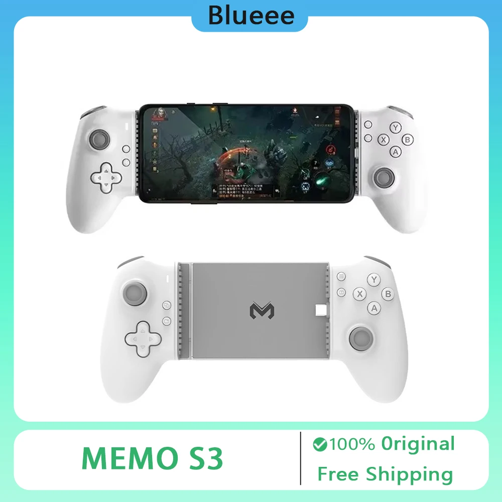 

MEMO S3 Gamepad Type-C Mobile Phone Controller Low Delay Customized with Hall Effect Stick for Android PS Cloud Game Gift