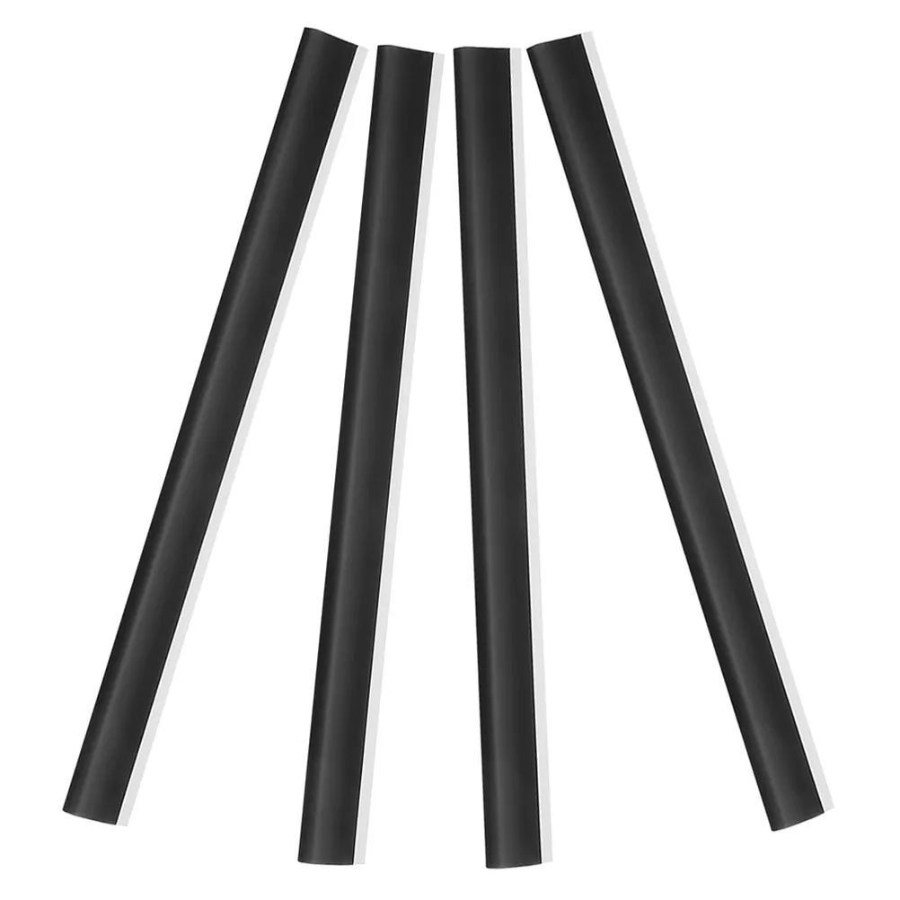 4Pcs Dustpan Rubber Edge Replacement For Industrial Cleaner Strips Compact Flexible Lip Garbage Shovels Repair