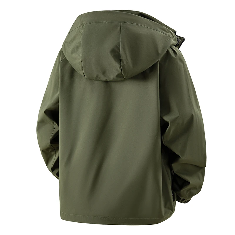 CHRLCK Unisex Running Jackets Waterproof  Spring Autumn Polyester Windbreaker Camping Climbing Jogging Outdoor Coats Men Women