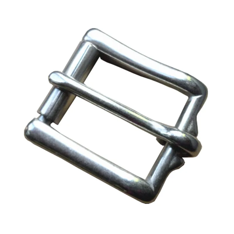 5PCS Stainless Steel Belt Buckle With Roller Leather Buckle Carriage Harness Accessories 35mm 38mm