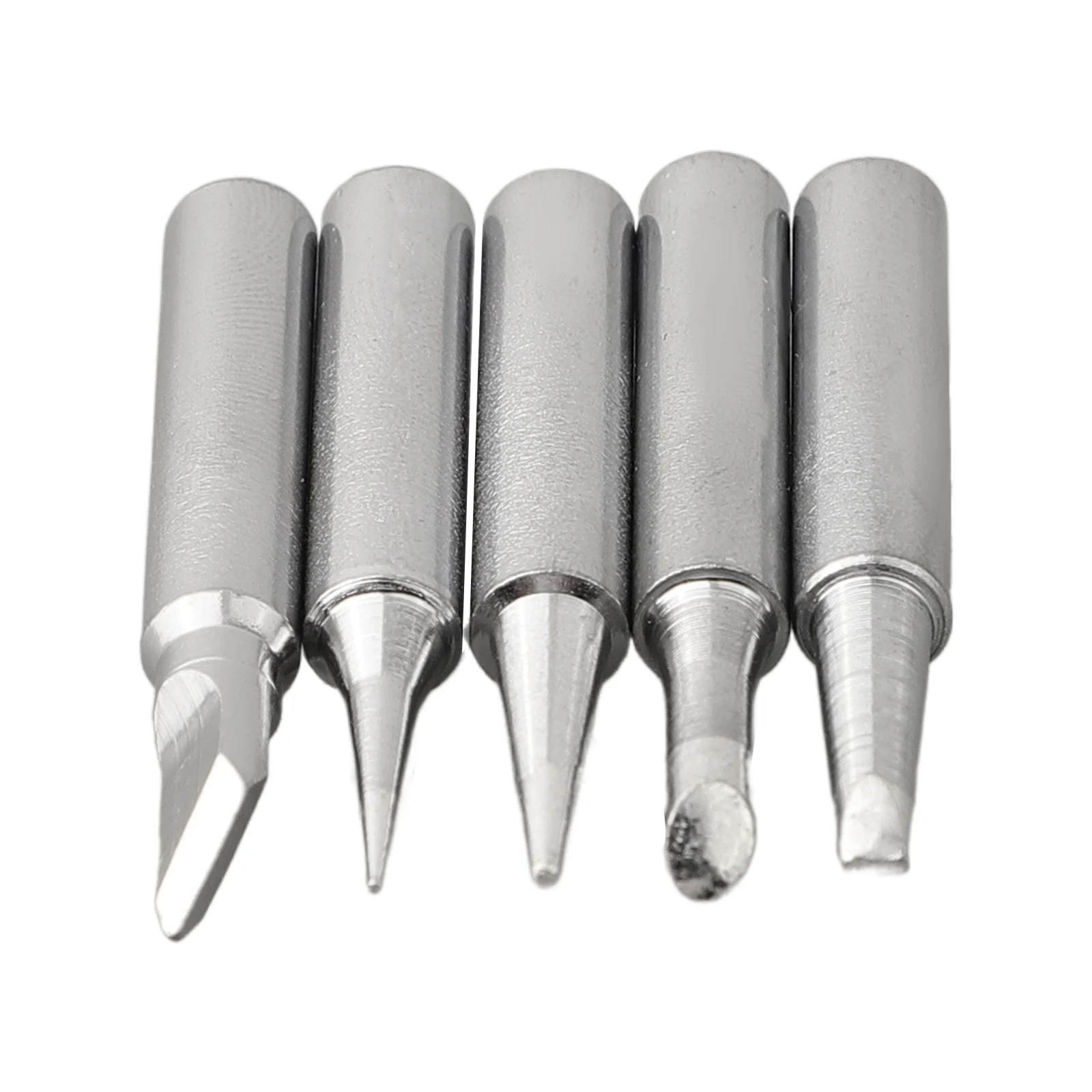 

5pcs 900M-T Soldering Iron Tip Pure Copper Electric Soldering Iron Tips Lead-free Welding Tools For Soldering At Narrow Pitches