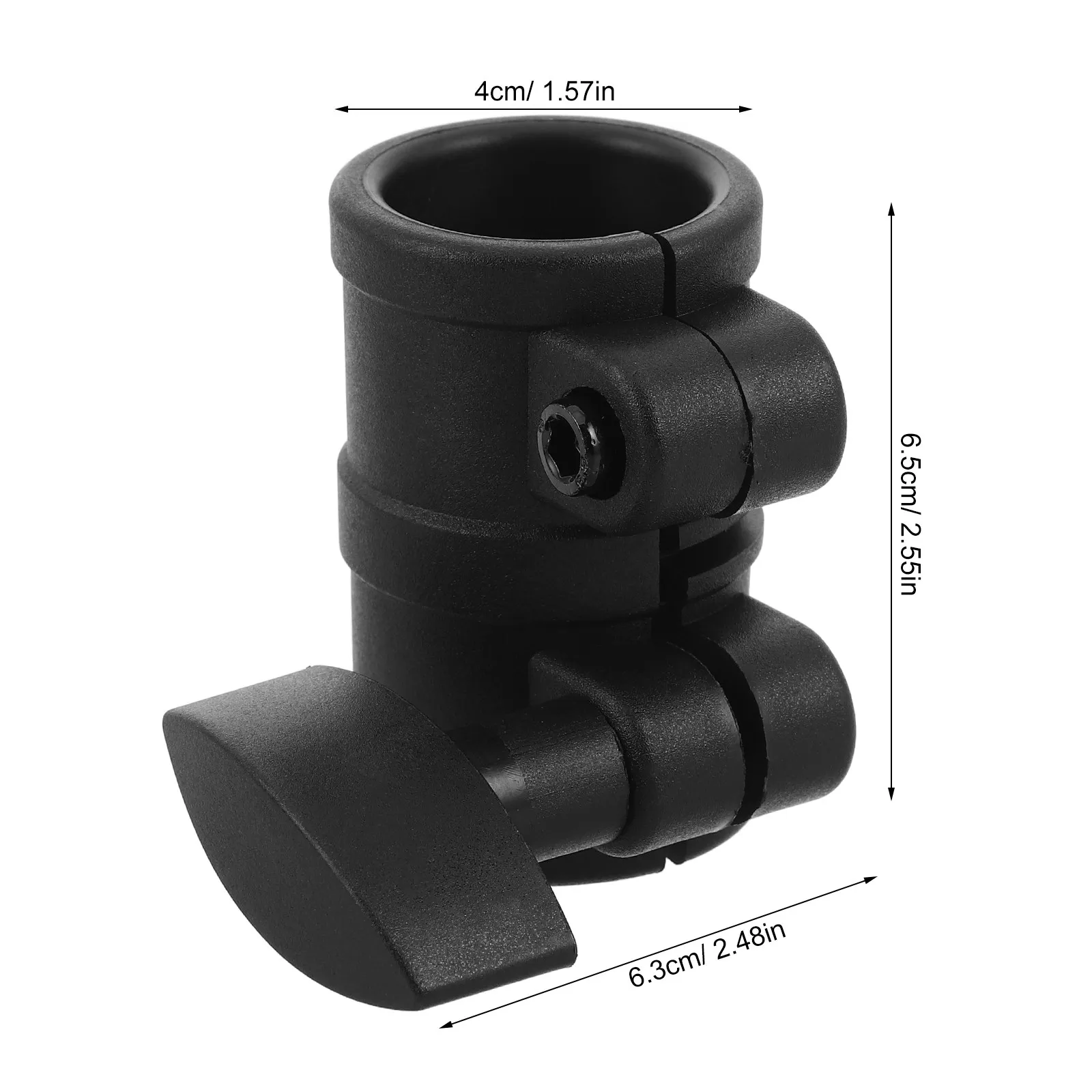 2pcs Music Stand Fastener Screws Pole Support Tightening Knob Tube Locking Clamp Joint Adapter Sleeve for Sheet Music Stand 5